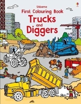  First Colouring Book Trucks and Diggers