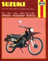  Suzuki 100, 125, 185 & 250 Air-Cooled Trail Bikes (79 - 89)
