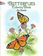  Butterflies Coloring Book