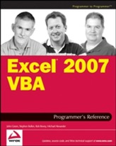  Excel 2007 VBA Programmer's Reference