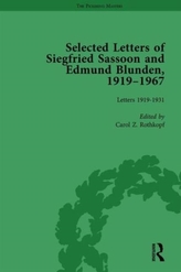  Selected Letters of Siegfried Sassoon and Edmund Blunden, 1919-1967 Vol 1