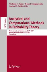  Analytical and Computational Methods in Probability Theory