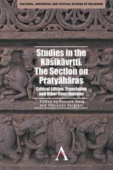  Studies in the Kasikavrtti. The Section on Pratyaharas