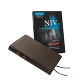  NIV Pitt Minion Reference Edition, Brown Goatskin Leather, Red Letter Text