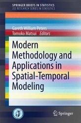  Modern Methodology and Applications in Spatial-Temporal Modeling