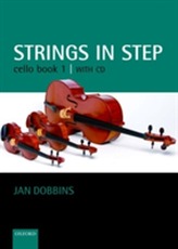  Strings in Step Cello Book 1 (Book and CD)