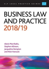  Business Law and Practice 2018/2019