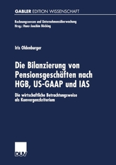  Die Bilanzierung Von Pensionsgesch ften Nach Hgb, Us-GAAP Und IAS