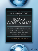 The Handbook of Board Governance