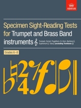  Specimen Sight-Reading Tests for Trumpet and Brass Band Instruments (Treble clef), Grades 6-8