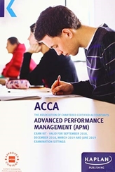  ADVANCED PERFORMANCE MANAGEMENT (APM) - EXAM KIT