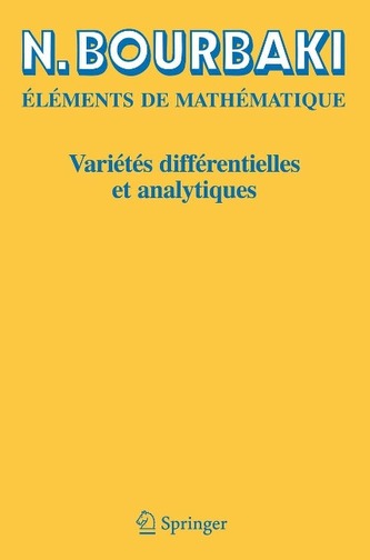 Varietes Differentielles ET Analytiques  Varietes Differentielles ET Analytiques
