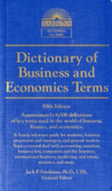  Dictionary of Business and Economic Terms
