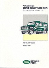  Land Rover One Ten Parts Catalogue