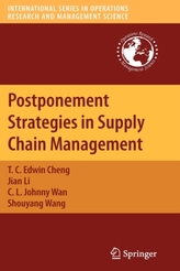  Postponement Strategies in Supply Chain Management