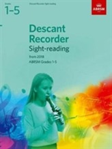  Descant Recorder Sight-Reading Tests, ABRSM Grades 1-5