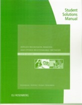  Student Solutions Manual for Kleinbaum's Applied Regression Analysis and Other Multivariable Methods, 5th