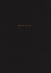  NKJV, Deluxe Reference Bible, Personal Size Giant Print, Leathersoft, Black, Indexed, Red Letter Edition, Comfort Print
