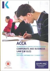  CORPORATE AND BUSINESS LAW (GLOBAL) - Study Text
