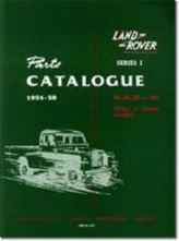  Land Rover Series 1 Parts Catalogues 1954-58