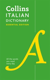  Collins Italian Dictionary Essential edition