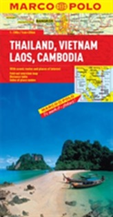  Thailand, Vietnam, Laos, Cambodia Marco Polo Map
