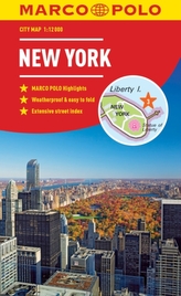  New York Marco Polo City Map 2018 - pocket size, easy fold, New York street map