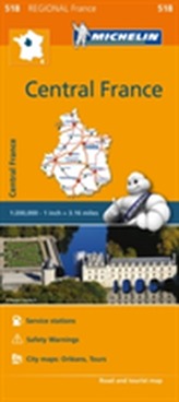  Centre - Michelin Regional Map 518