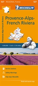  Provence- Alps - French Riviera - Michelin Regional Map 527