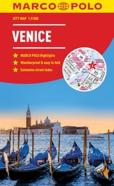  Venice Marco Polo City Map 2018 - pocket size, easy fold, Venice street map