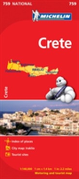  Crete - Michelin National Map 759