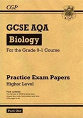  New Grade 9-1 GCSE Biology AQA Practice Papers: Higher Pack 1