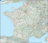  France - Michelin rolled & tubed wall map Encapsulated