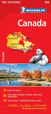  Canada - Michelin National Map 766