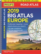  Philip's 2019 Big Road Atlas Europe