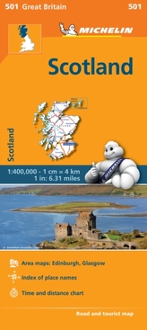  Scotland - Michelin Regional Map 501