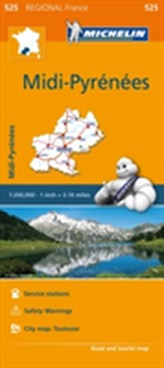  Midi-Pyrenees - Michelin Regional Map 525