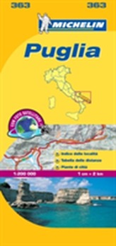  Puglia - Michelin Local Map 363