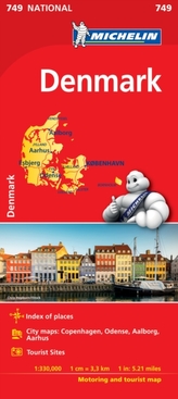  Denmark - Michelin National Map 749