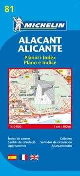  Alicante - Michelin City Plan 81