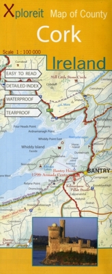  Xploreit Map of County Cork, Ireland