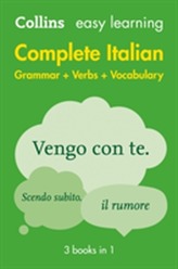  Easy Learning Italian Complete Grammar, Verbs and Vocabulary (3 books in 1)