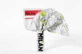  Milan Crumpled City Map