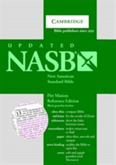  NASB Pitt Minion Reference Bible, Black Goatskin Leather, Red Letter Text NS446:XR