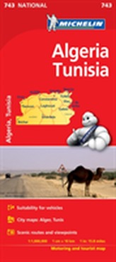  Algeria, Tunisia - Michelin National Map 743