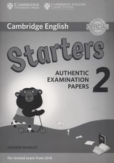  Cambridge English Young Learners 2 for Revised Exam from 2018 Starters Answer Booklet