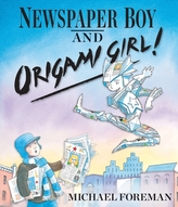 Newspaper Boy and Origami Girl