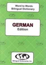  English-German & German-English Word-to-Word Dictionary