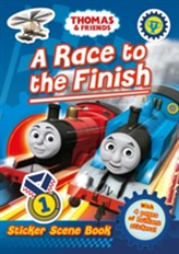  Thomas and Friends: A Race to the Finish (Sticker Scene Book)