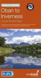  Oban to Inverness Cycle Route Map